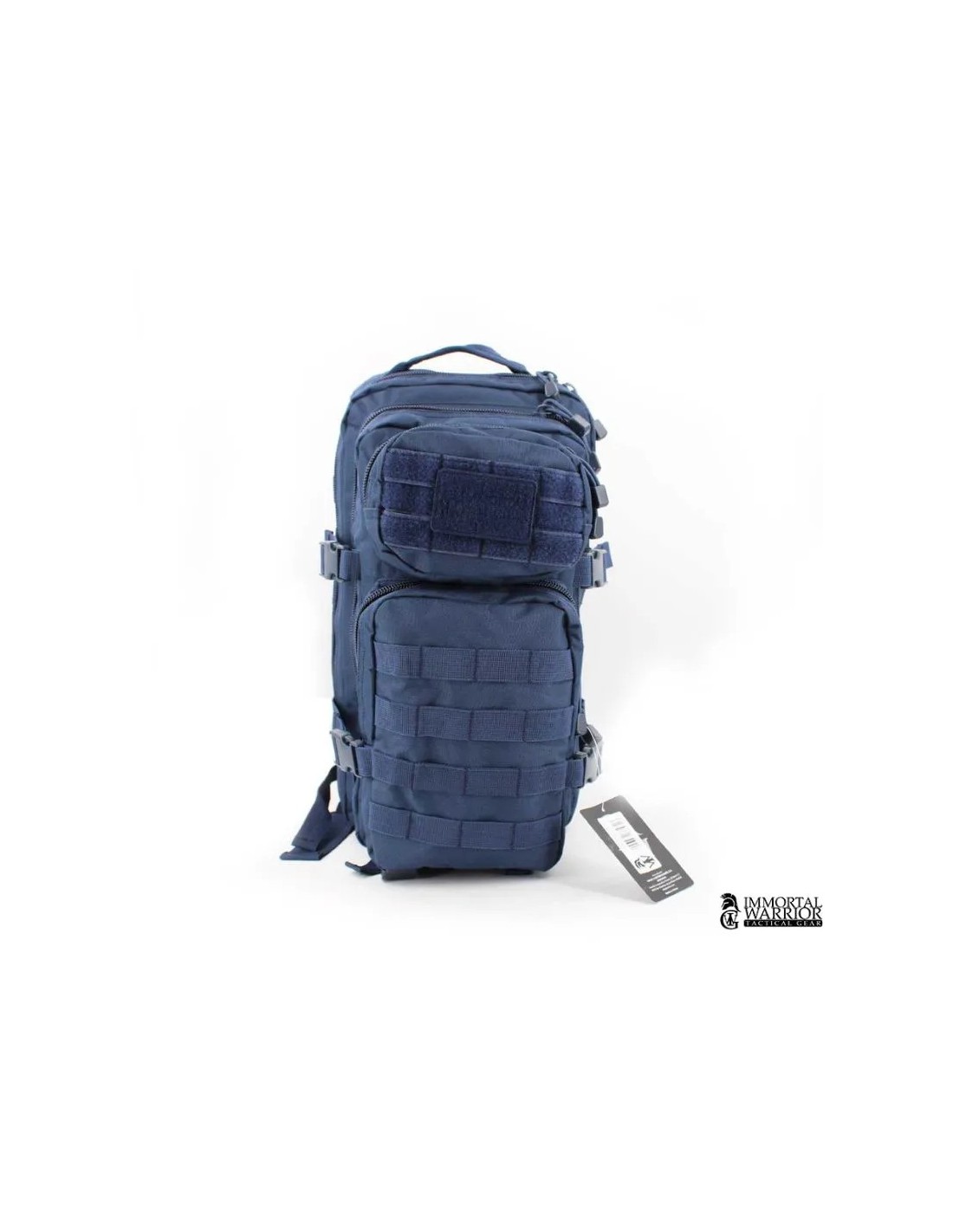 Mochila táctica compacta 20 litros con sistema MOLLE Marino