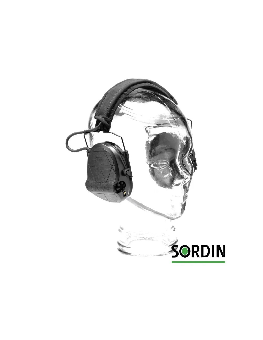 Protección auditiva electrónica de alto rendimiento para uso táctico con escucha ambiental optimizada Verde