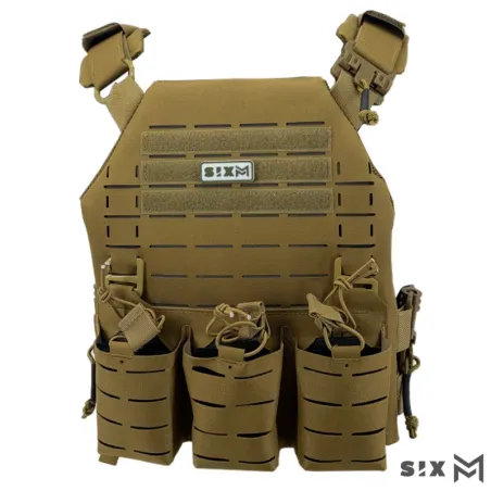 Chaleco SIXMM LLC TAN - Airsoft Yecla