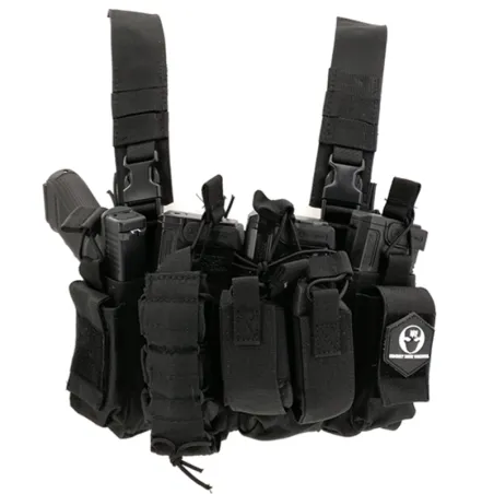 Chest Rig M4 Negro | Táctico, Ligero y Ajustable