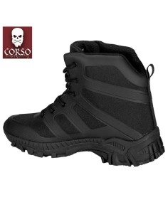 bota-corso-bandit-6-negra-detalle-textura 2