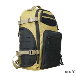 Mochila SIXMM DG 40L Tan | Táctica premium MOLLE corte láser