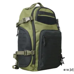 Mochila SIXMM DG 40L OD | Táctica verde con MOLLE láser