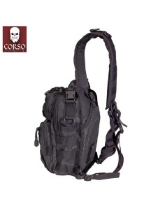 bandolera-corso-tactical-nylon-negra-porta-objetos 2