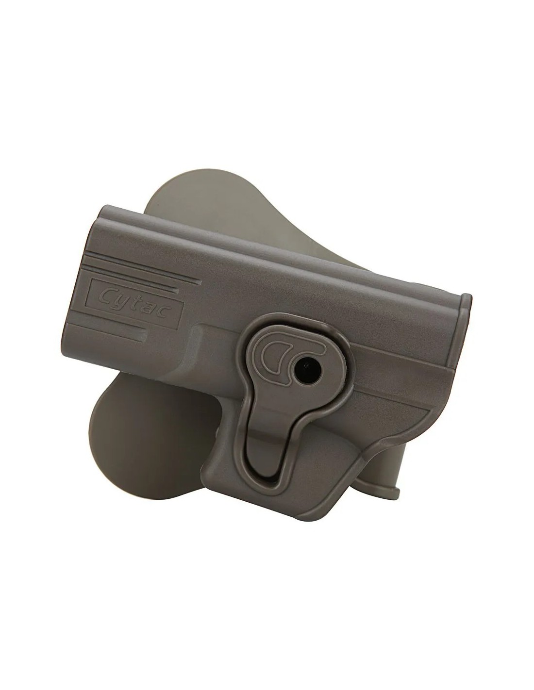 Pistolera zurda compatible con Glock 19 23 32 polímero Tan