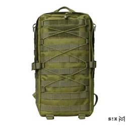 Mochila SIXMM ADS 30-35L OD | Táctica verde con MOLLE frontal
