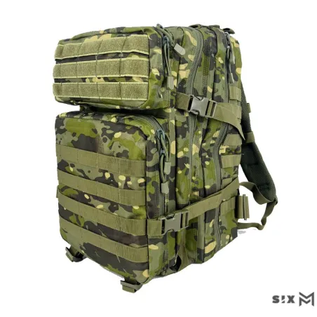 Mochila SIXMM 45L Multicam Tropic | Táctica con MOLLE y camelback