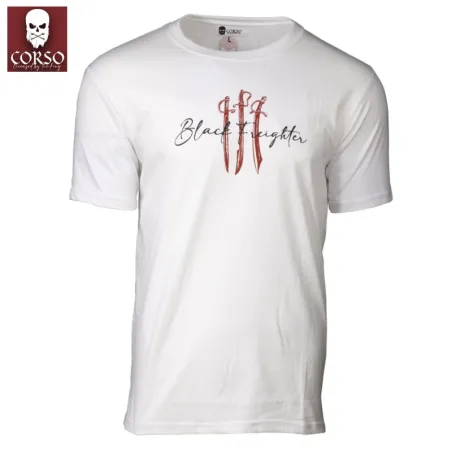 CAMISETA CORSO BLACK FREIGHTER BLANCA - AirSoftYecla.es