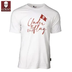 CAMISETA CORSO UNDER THE BLACK FLAG BLANCA