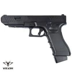 Pistola G34 Blowback Gas black - Vigor - Airsoft Yecla