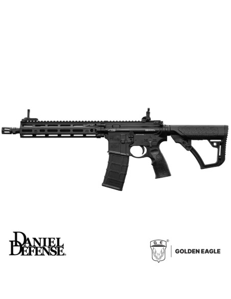 replica-gbbr-daniel-defense-dd4-riii-16-negra-bronce-golden-eagle-detalle-cargador