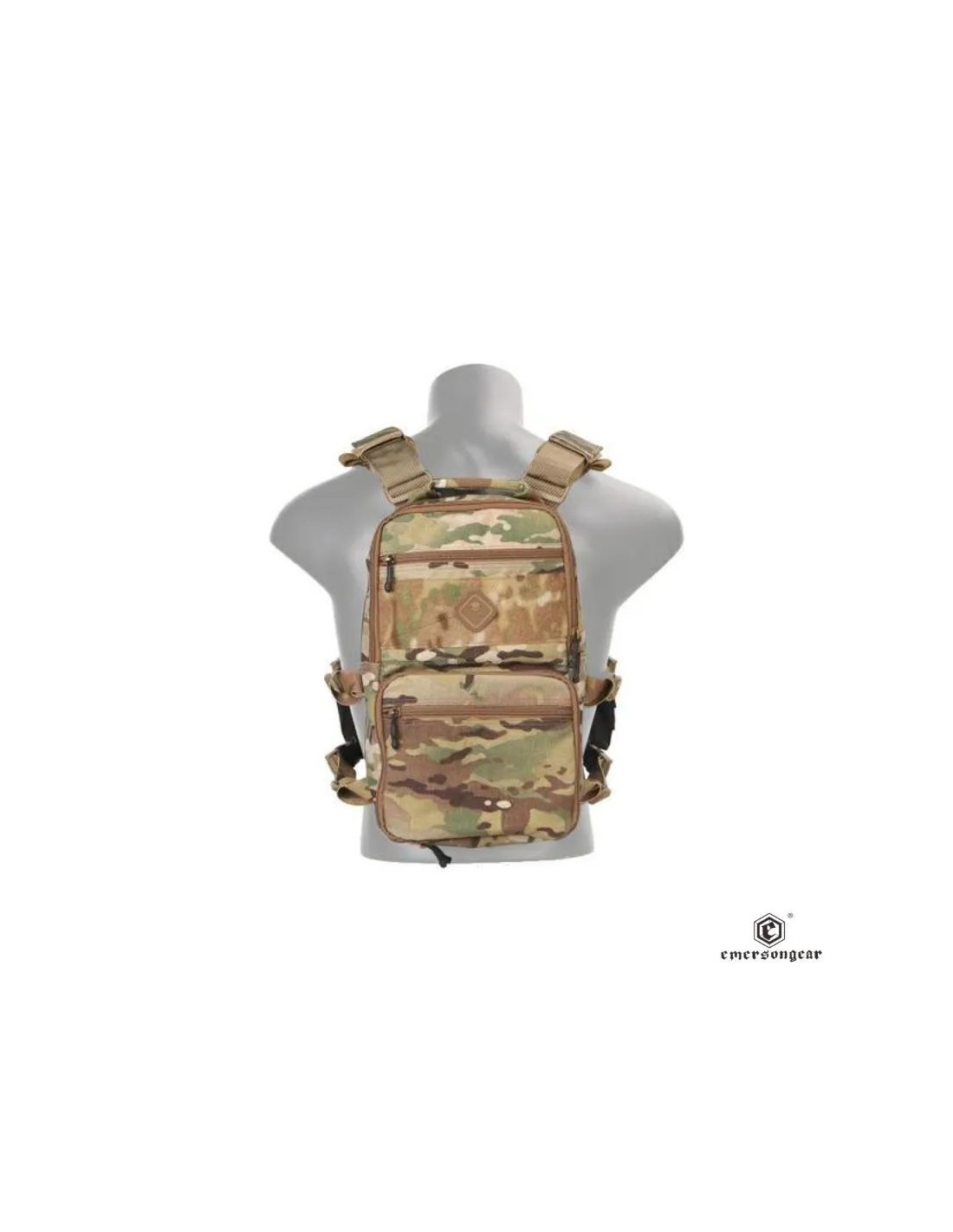 Mochila táctica multipropósito D3 Cordura 500D expandible con sistema MOLLE Multicam