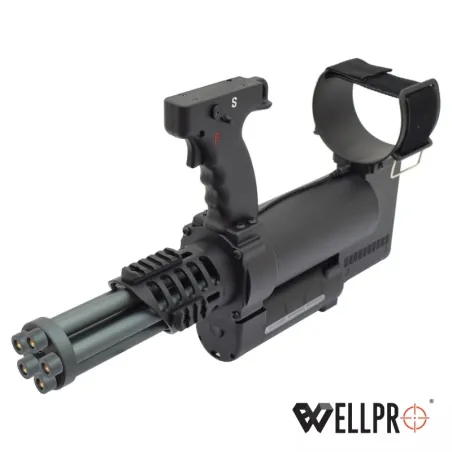 Ametralladora 23-L WELL PRO | Compacta, Rotativa, 40 BB/s