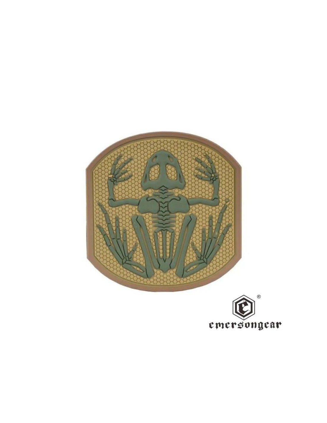 PARCHE PVC ESQUELETO DE RANA