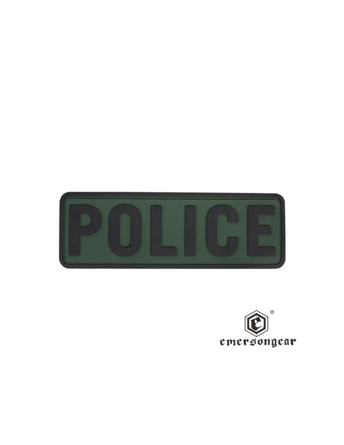 PARCHE PVC POLICÍA