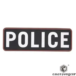 Parche POLICE PVC EmersonGear 15x5 cm con Velcro