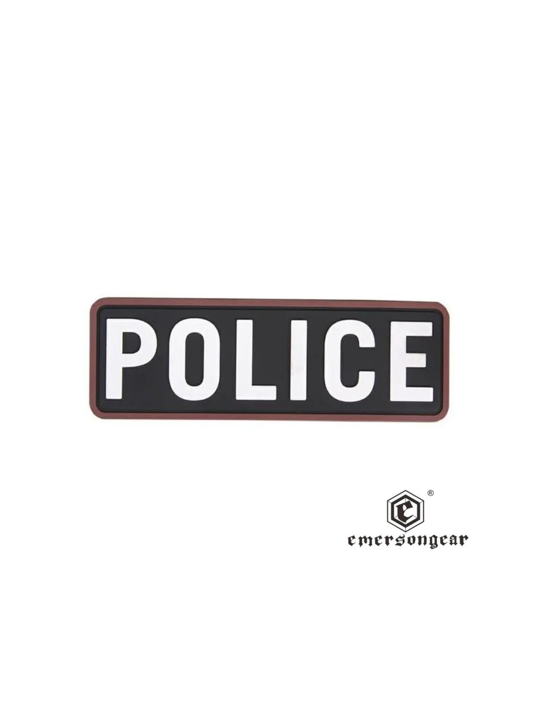 PARCHE PVC POLICÍA 15x5 cm