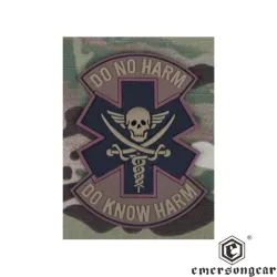 Parche PVC Do Not Harm EmersonGear 8,8x7 cm
