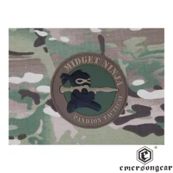 Parche PVC Midget Ninja EmersonGear 7,5 cm