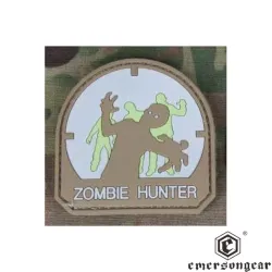 Parche PVC Zombie Hunter EmersonGear 7x7 cm