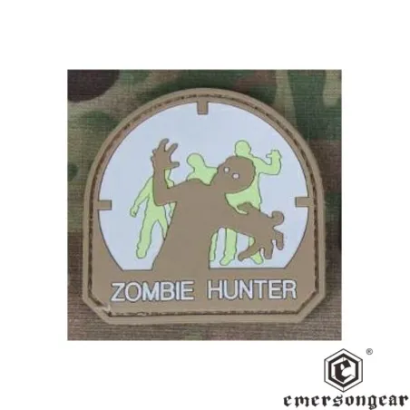 Parche PVC Zombie Hunter EmersonGear 7x7 cm