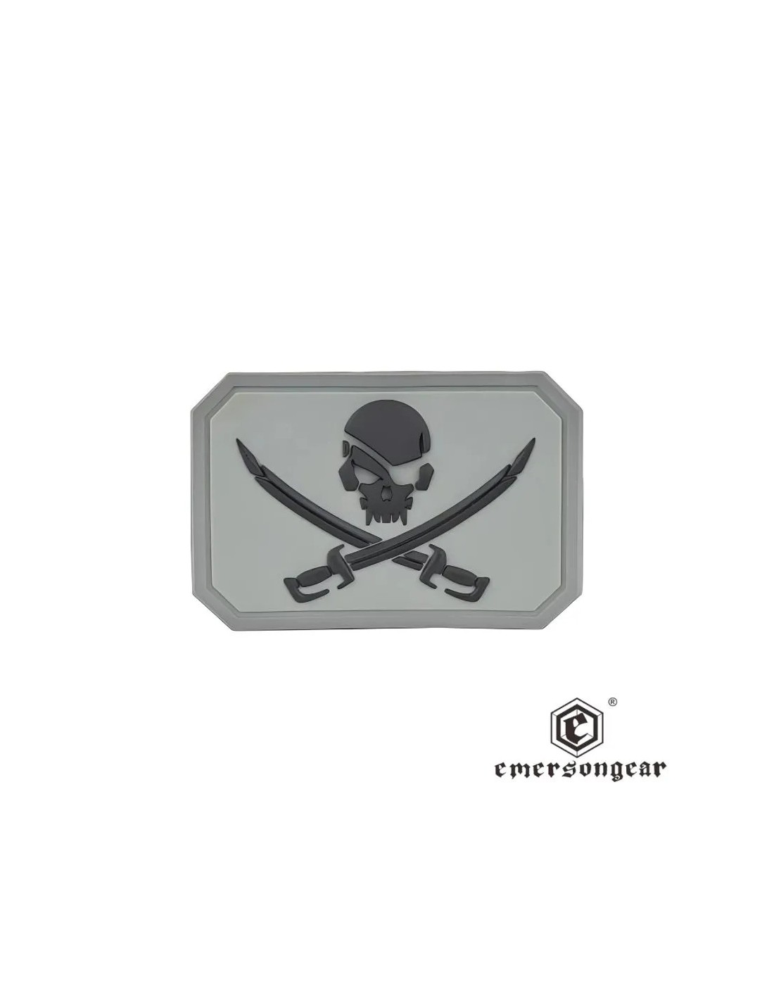 PARCHE PVC CALAVERA PIRATA