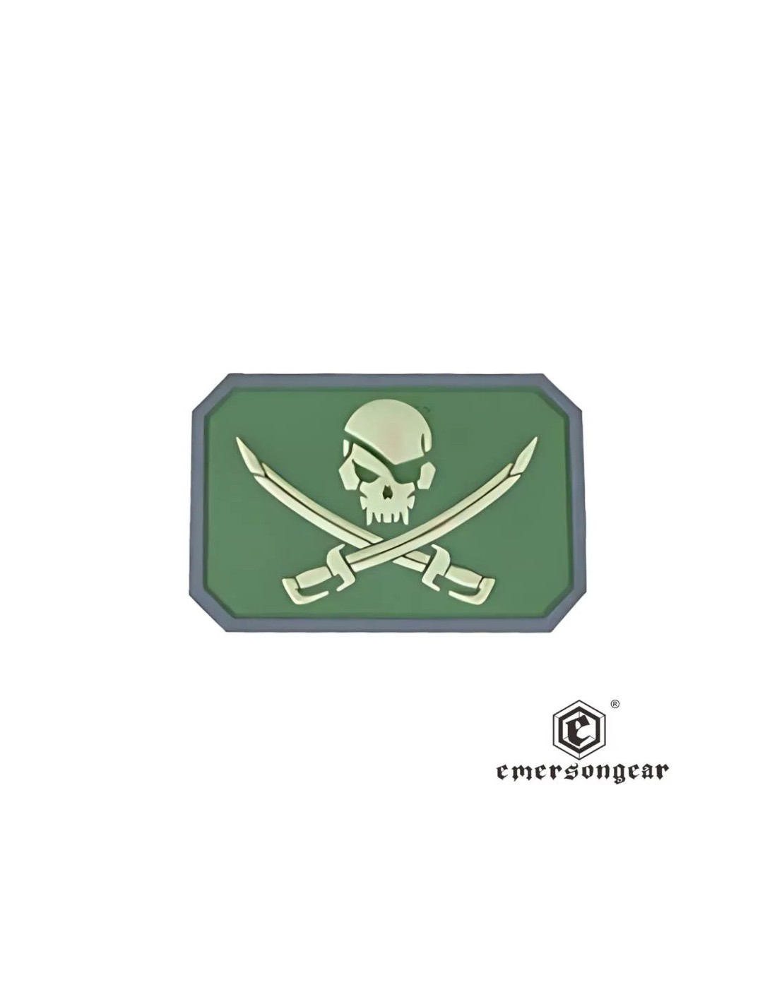 PARCHE PVC CALAVERA PIRATA