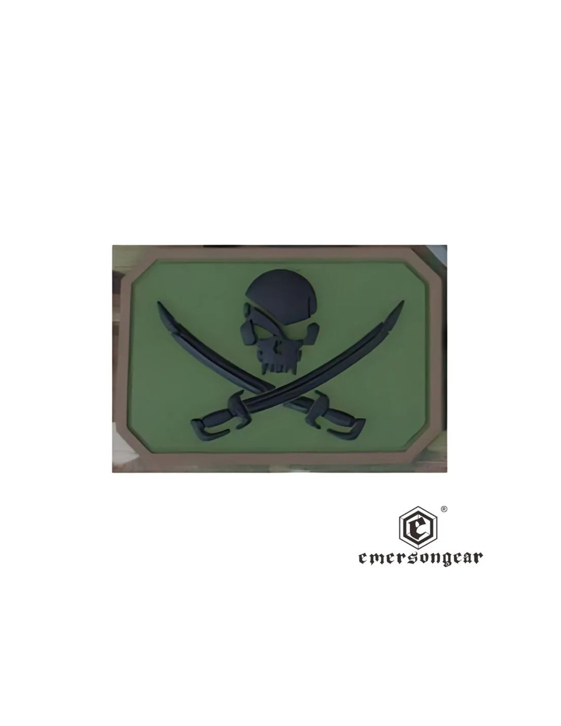 PARCHE PVC CALAVERA PIRATA