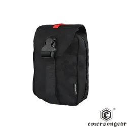 Pouch EmersonGear First Aid Negro MOLLE y Velcro