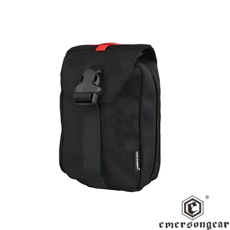 Pouch EmersonGear First Aid Negro MOLLE y Velcro