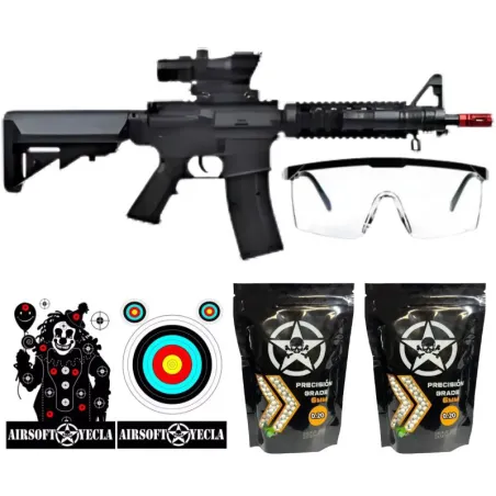 KIT SECURITY RIFLE DE MUELLE M4A1 - VIGOR - AirSoftYecla.es