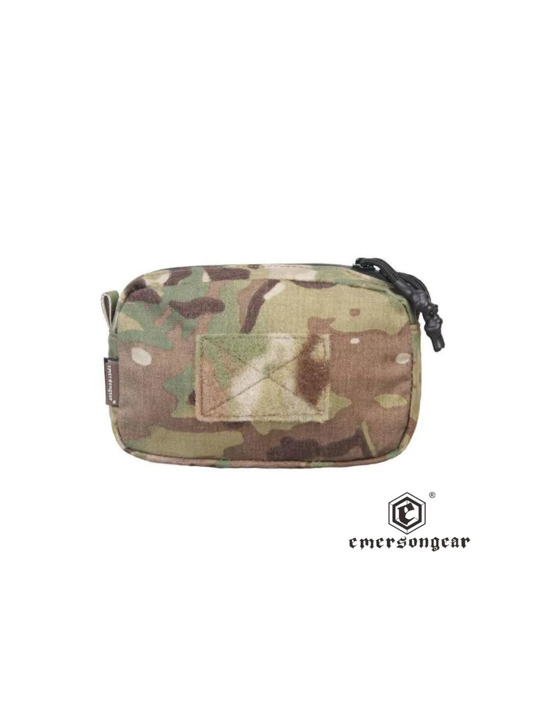 Bolsa táctica modular con cremallera y panel de velcro Multicam