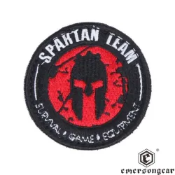 Parche EmersonGear Spartan Team 7cm Táctico Airsoft