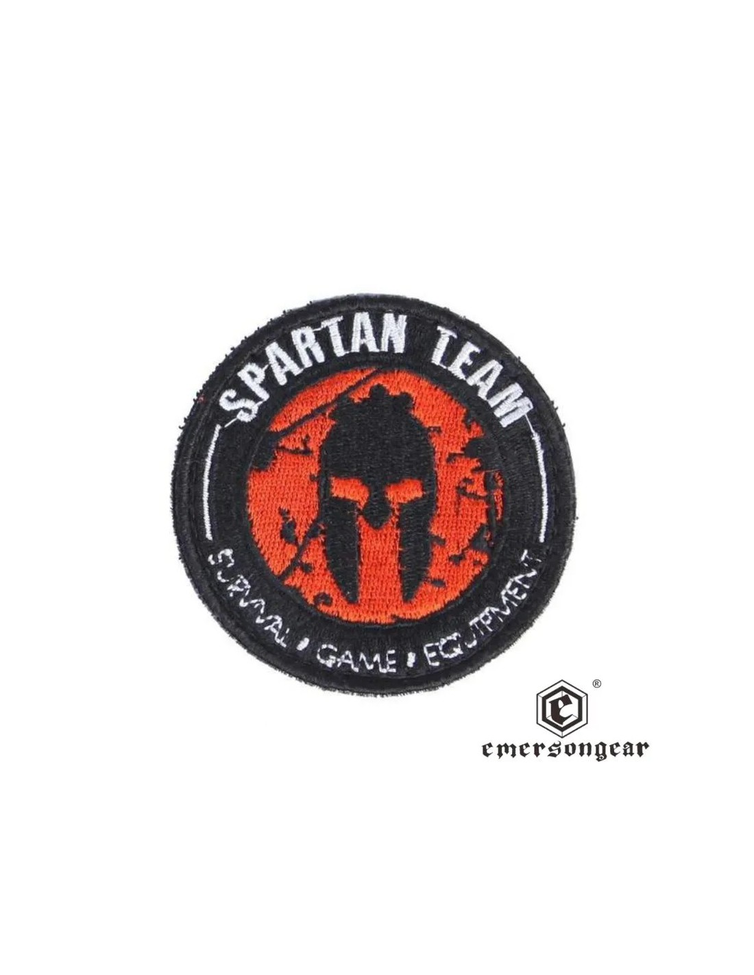 Parche táctico Spartan Team Patch de 7 cm con base de velcro trasero