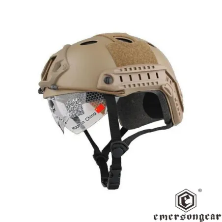 Casco EmersonGear PJ FAST Dark Earth Airsoft | AirsoftYecla