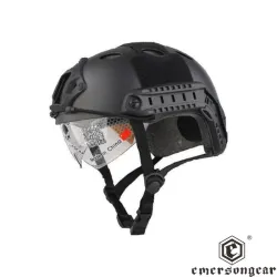 Casco EmersonGear PJ FAST Negro Airsoft | AirsoftYecla