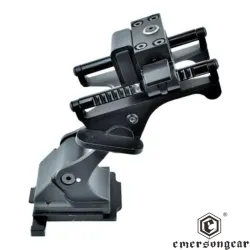 Montura Visor Nocturno EmersonGear Negra Metal | AirsoftYecla
