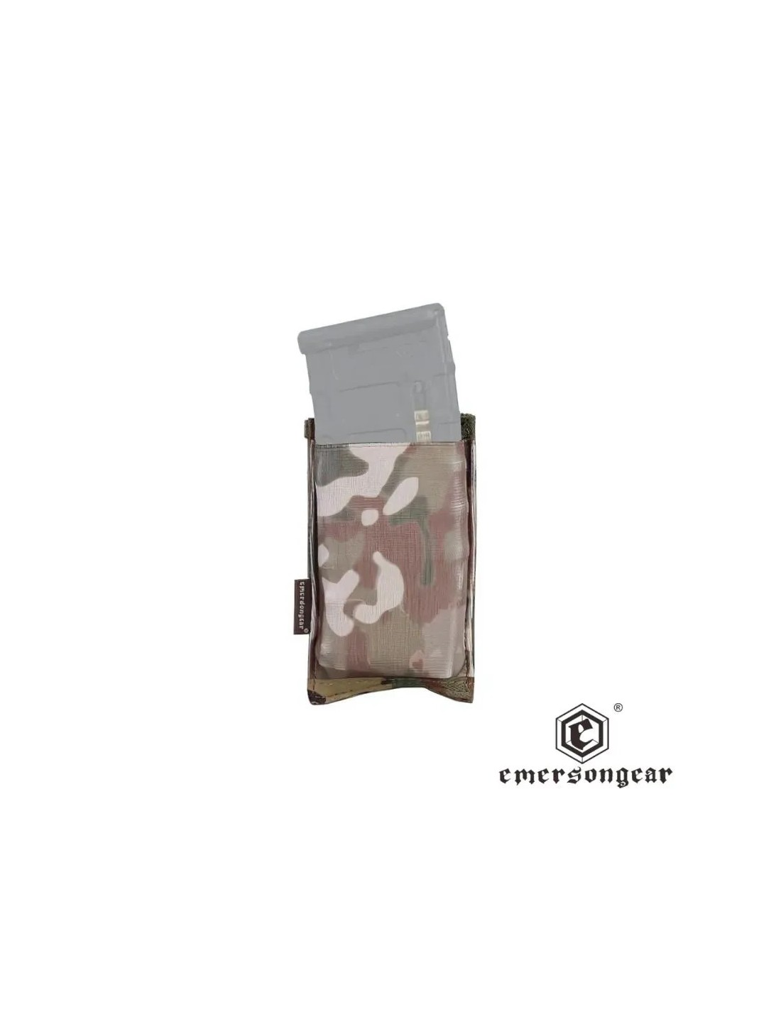 Portacargador rígido individual para cargadores M4 AK G36 con fijación MOLLE Multicam