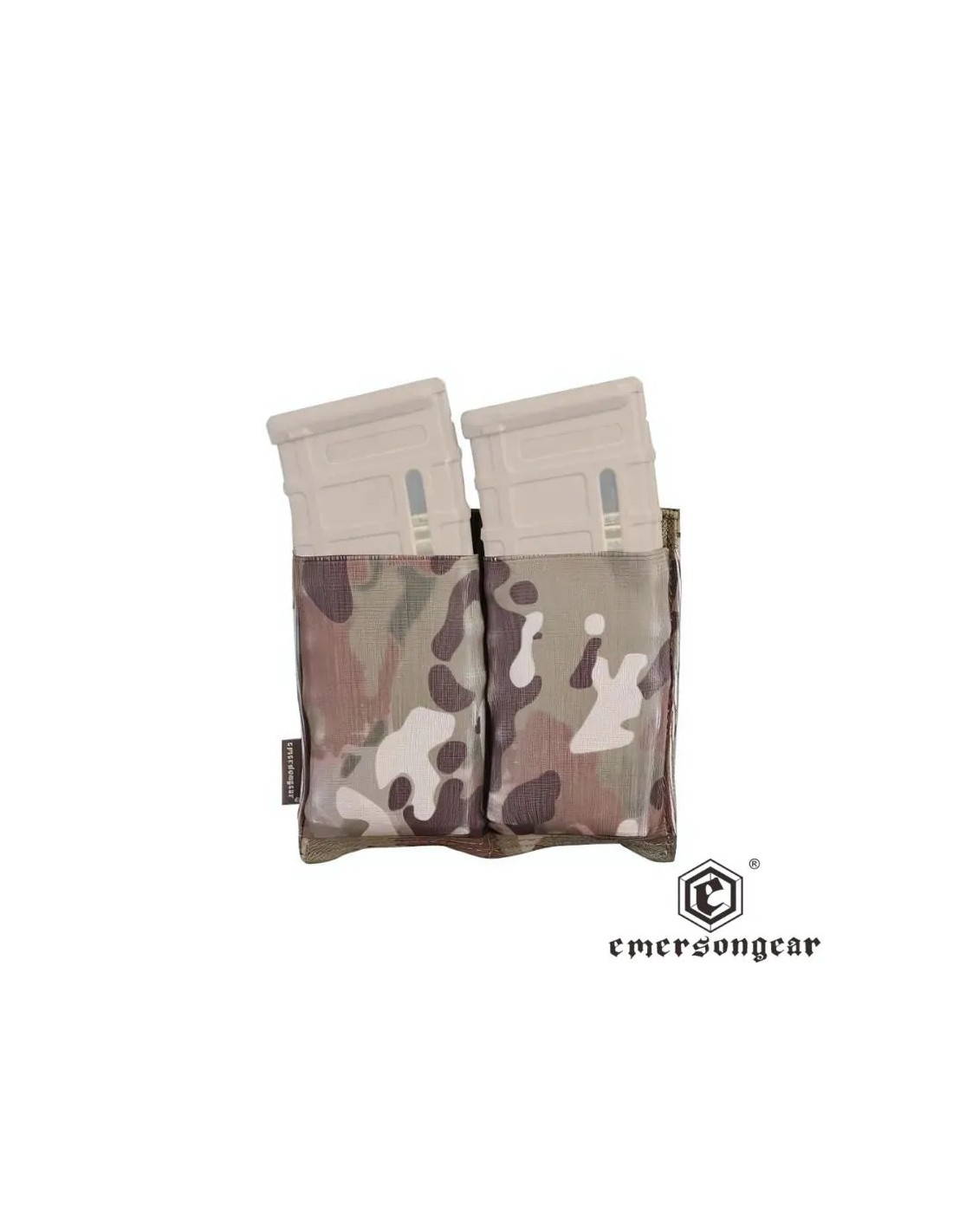PORTACARGADOR DOBLE MOLLE PARA DOS CARGADORES DE FUSIL CORDURA 500D TROPIC