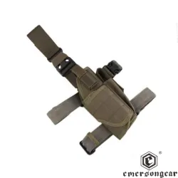 Pistolera Muslo Diestro EmersonGear Foliage Green | AirsoftYecla