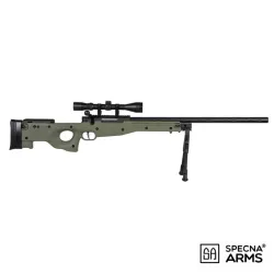 FUSIL SPECNA ARMS SA-S11 EDGE L96 C/ VISOR Y BIPODE - VERDE - AirsoftYecla.es