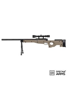 fusil-specna-arms-sa-s11-edge-l96-tan-detalle-del-bipode-y-visoor 2