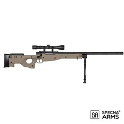 FUSIL SPECNA ARMS SA-S11 EDGE L96 C/ VISOR Y BIPODE - TAN - AirsoftYecla.es