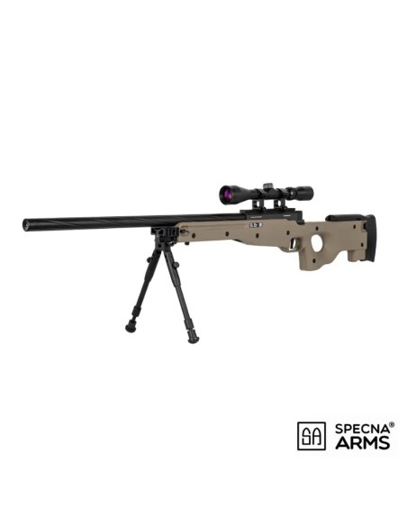 fusil-specna-arms-sa-s11-edge-l96-con-visoor-y-bipode-tan-vista-lateral