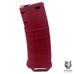 Cargador Amarok 250bbs Roja para M4/M16 MID-CAP – Alimentación Rápida
