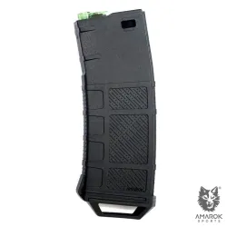 Cargador Mid Cap 250 BBs AMAROK B7 Verde para M4/M16 (Fast Feed)