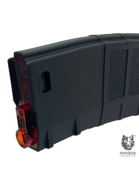 cargador-m4-m16-mid-cap-250bbs-amarok-b4-rojo-fast-feed-moderno-diseno