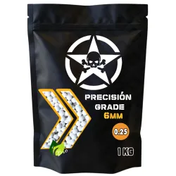 Bolas 0.25 Biodegradables 1kg - AirsoftYecla