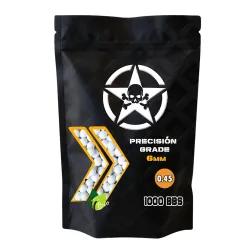Bolas 0.45 Biodegradables 1000BBS - AirsoftYecla