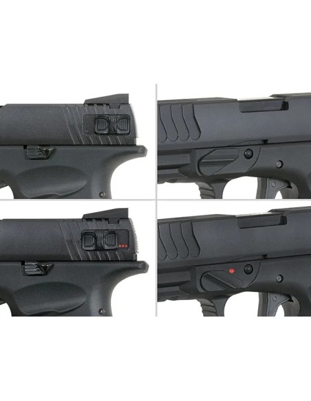 Pistola Shark APS Full Auto CO2  - Black/Tan